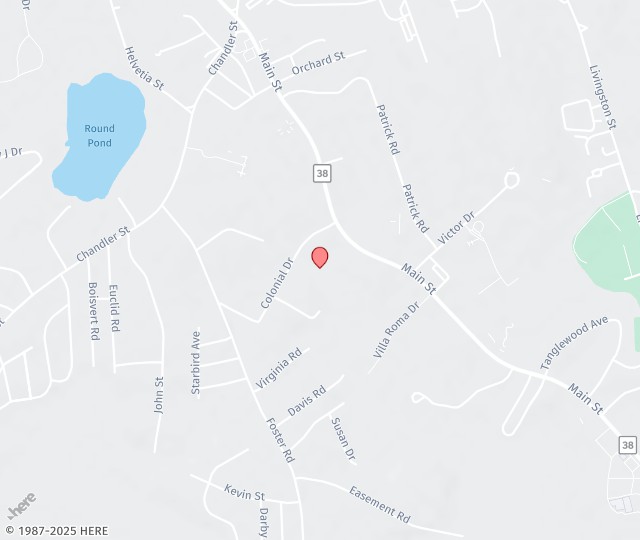 Location Map: 1501 Main Street Tewksbury, MA 01876